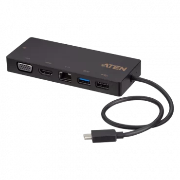ATEN USB-C Multiport Mini Dock, Punjač 60W - UH3236,