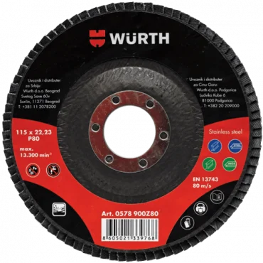 WURTH 0578900Z60 Lamelarni brusni disk