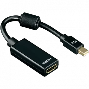 HAMA adapter mini DisplayPort na HDMI, (m/ž) (Crni) - 54560,