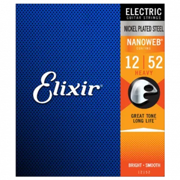 ELIXIR žice za električnu gitaru 012/052 HEAVY NANOWEB COATED - 12152