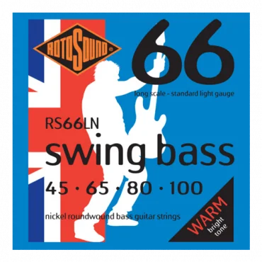 ROTOSOUND žice za bas gitaru 045/100 LONG SCALE SWING BASS - RS66LN