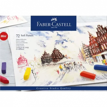 FABER CASTELL pastelni krejoni kratki set od 72 boje - 128272