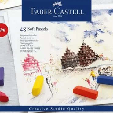 FABER CASTELL pastelni krejoni kratki set od 48 boja - 128248