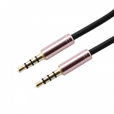 S-BOX audio kabl 3.5-3.5 mm 1.5 m (roze)
