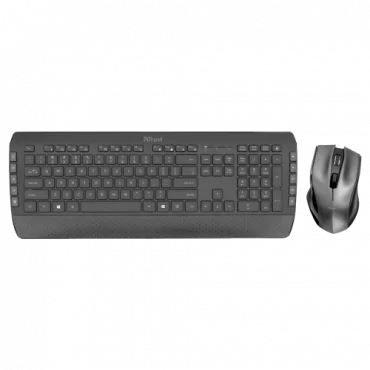 TRUST Bežična tastatura i miš TECLA-2 US (Crna)