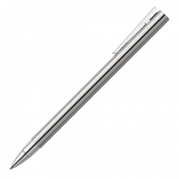 FABER-CASTELL Hemijska olovka Neo Slim Stainless Steel Shiny 342004