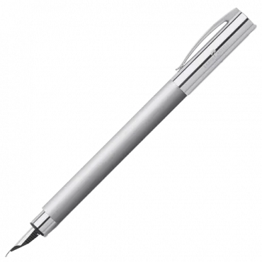 FABER-CASTELL Nalivpero Ambition Stainless Steel Fountain - 148391