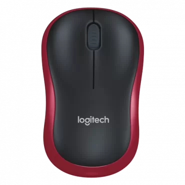 LOGITECH 910-002237 M185 Crveni Bežični miš