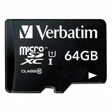 VERBATIM MicroSD 64GB Cl.10 (Crna)