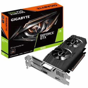 GIGABYTE GeForce GTX 1650 OC Low profile 4GB GDDR5 128bit - GV-N1650OC-4GL