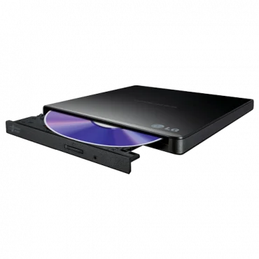  LG External Slim Portable DVD Writer (Black) - GP57EB40