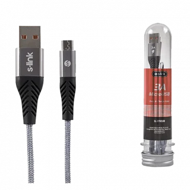 S-LINK USB Data kabl SL-VTN50M (Sivi)