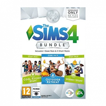 PC Sims 4 Bundle Pack 3 - Outdoor Retreat + Cool Kitchen + Spooky Stuff
