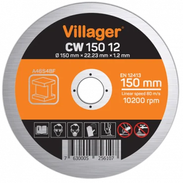 VILLAGER Rezna ploča za metal CW15012