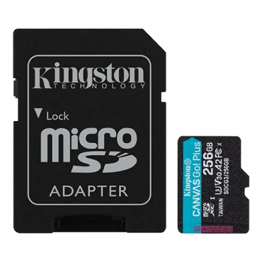 KINSGSTON CasnvasGo! Plus microSD memorijska kartica 256GB SDCG3/256GBSP