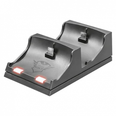 TRUST Punjač za PlayStation DualShock 4 kontrolere GXT 235 Duo Charging Dock (Crna)