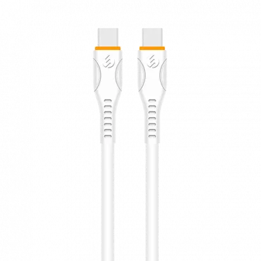 S-LINK USB-C na USB-C kabl, 1m (Bela) SW-C130