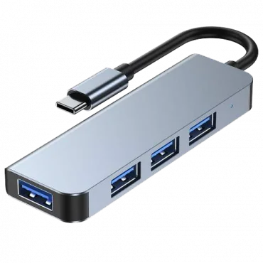 MOYE USB hub X4 (Srebrna)