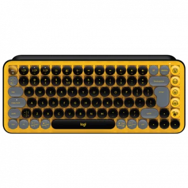 LOGITECH Bežična tastatura Pop Keys Blast (Crna/Žuta) 920-010735