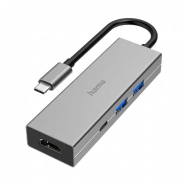 HAMA USB-C Hub - 2 x USB-A,USB-C,HDMI