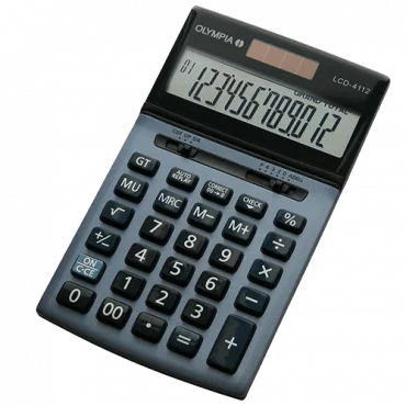 OLYMPIA Kalkulator LCD 4112 (Siva)