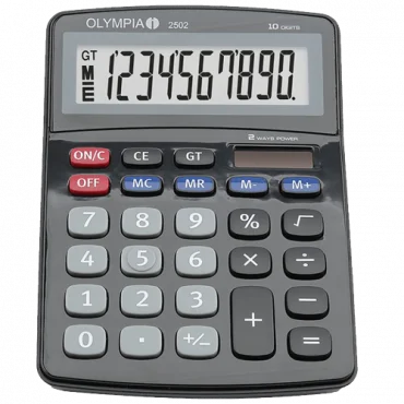 OLYMPIA Kalkulator 2502 (Siva)