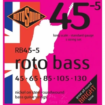 ROTOSOUND Žice za bas gitaru RB45-5