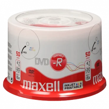MAXELL DVD-R 47 1/50 Shrink Pack 4.7GB
