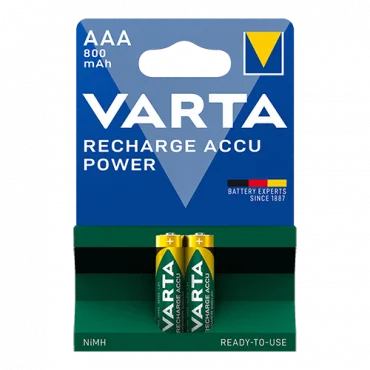 VARTA Punjive baterije 2 x AAA 800mAh