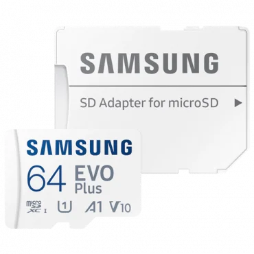 SAMSUNG Memorijska kartica 64GB Evo Plus i Adapter microSDXC - B-MC64KA