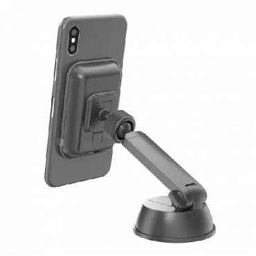 CELLY Auto držač za telefon sa bežičnim punjenjem Ghost Charge (Crna)