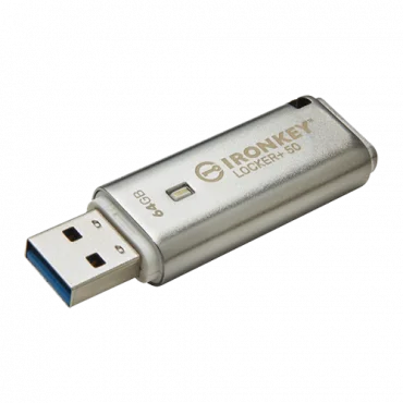 KINGSTON IronKey Locker+ 50 USB-A 3.2 64GB IKLP50/64GB USB Flash memorija