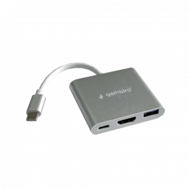 GEMBIRD USB-C na HDMI, USB-C, USB-A A-CM-HDMIF-05 hub