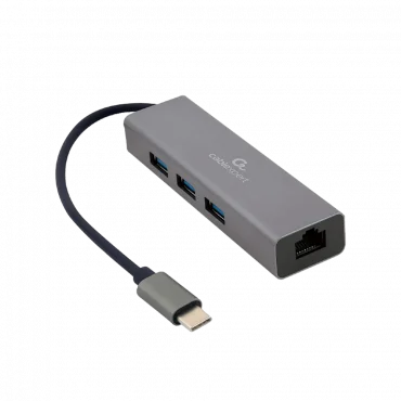 GEMBIRD USB-C Gigabit network multiport hub