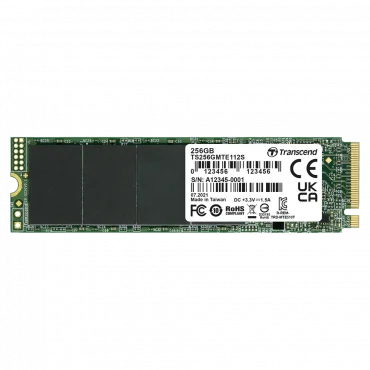 TRANSCEND 112S 256GB NVMe PCIe 3.0 M.2 2280 TS256GMTE1 - SSD