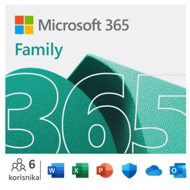 MICROSOFT 365 Family 32bit/64bit 6GQ-01561