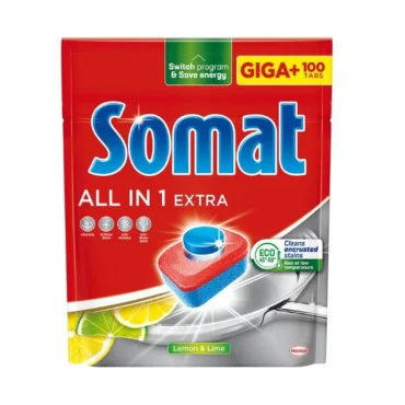 SOMAT All in One Extra Tablete za pranje posuđa 100 komada