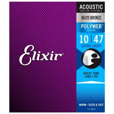 ELIXIR 11000 Polyweb 010-047 Žice za akustičnu gitru