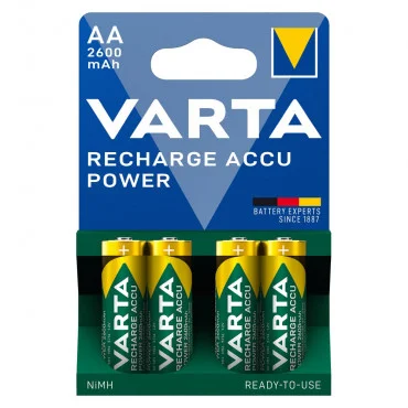 VARTA HR6 2600mAh Punjive baterije 4/1