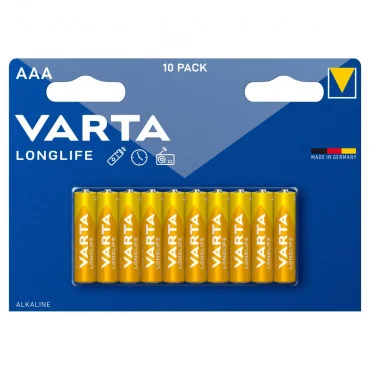 VARTA Longlife LR03 Alkalne baterije 10/1