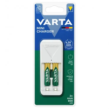 VARTA Mini Punjač baterija + 2xHR03 800mAh Baterije