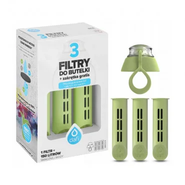 DAFI FFDC3 Zelena Filter za flašicu za filtriranje vode