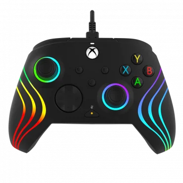 PDP Xbox Series X|S & PC Black Afterglow Wave Gamepad