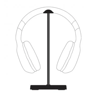 ARMAGGEDDON HPX-100 Black Držač za slušalice