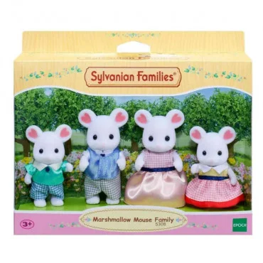 SYLVANIAN EC5308 Marshmallow mouse family set