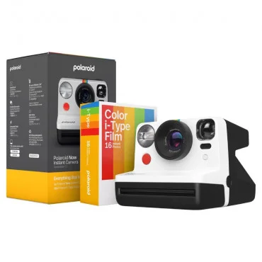 POLAROID NOW Gen 2 Black and White Everything Box Bundle