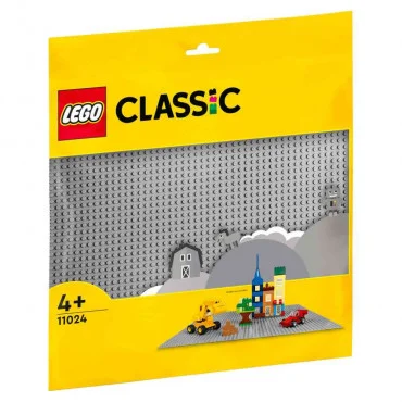LEGO LE11024 Classic Gray Baseplate