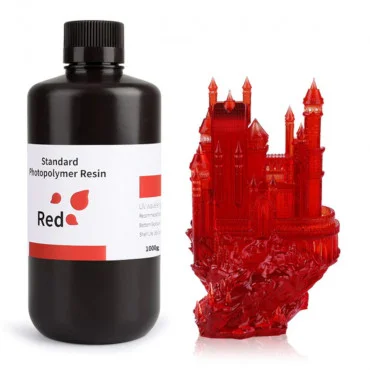 ELEGOO Standard Colored 1KG Red Resin