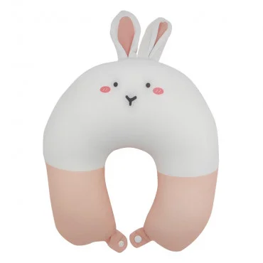 MOYE 2 in 1 Pillow Pink Rabbit Jastuk za putovanje