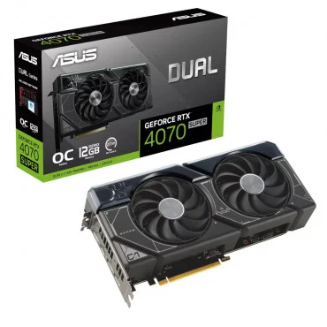 ASUS Dual GeForce RTX 4070 SUPER OC Edition 12GB GDDR6X 192-bit DUAL-RTX4070S-O12G Grafička karta